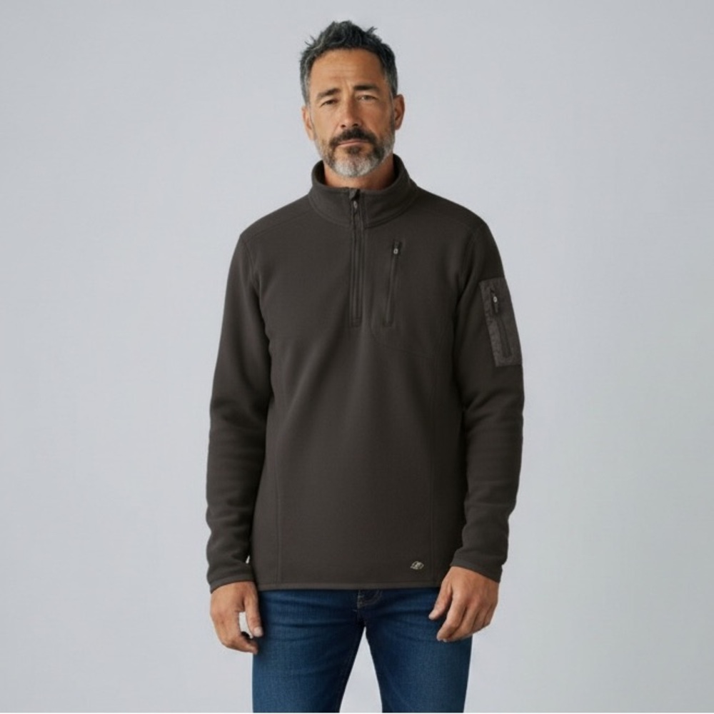 Nordic Track Black Zip Up Sweatshirt